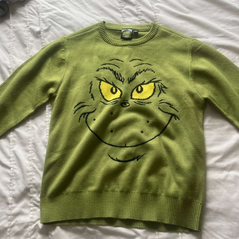 LG Green Grinch Crewneck Sweater
